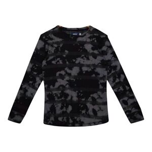 Univibe Boys Black and Gray Long Sleeve Thermal Shirt